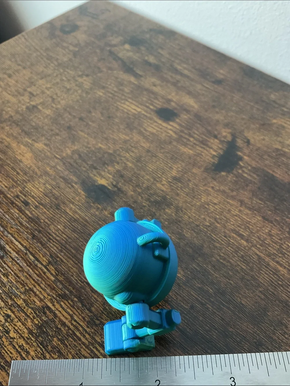 3D print - Blue-Green Mini Robot